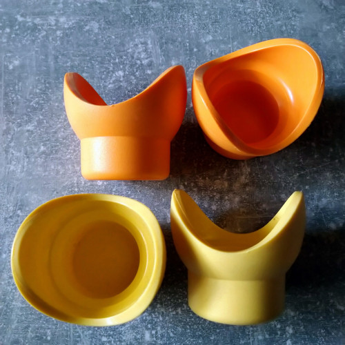 Tupperware eierbecher gelb - tupperware,
