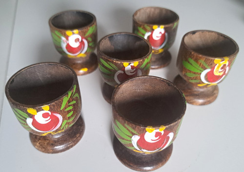 Eierbecher set teilig - eierbecher,