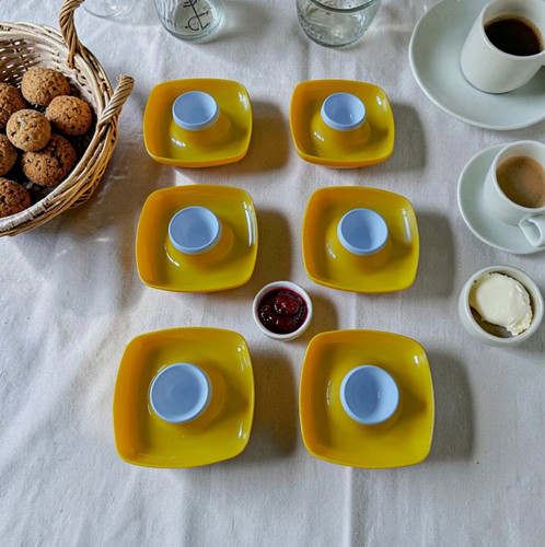 Vintage 70s eierbecher set - vintage,