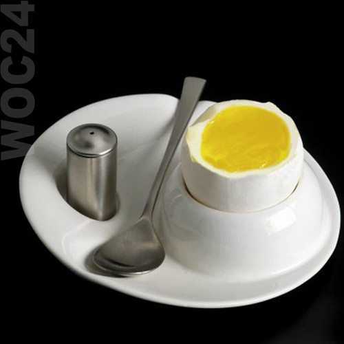 Porzellan eierbecher set mit - eierbecher,