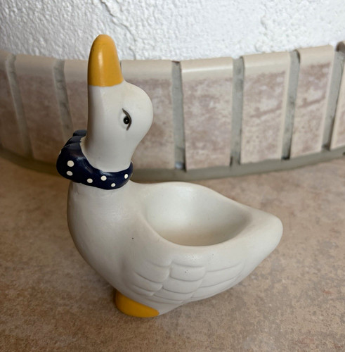 Keramik eierbecher gans - eierbecher,