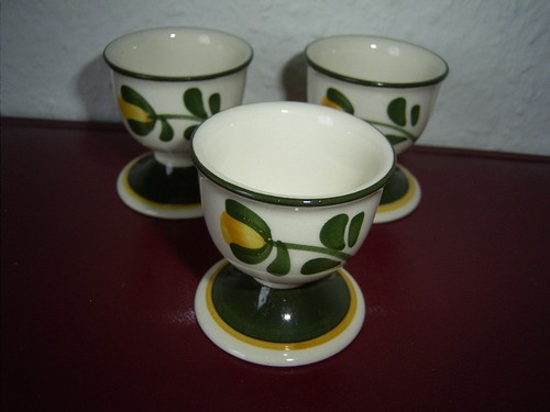 Eierbecher mit - 3x,
