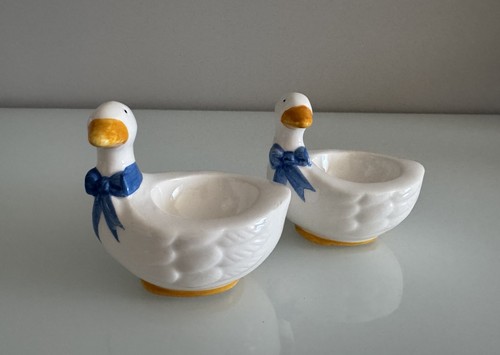 Vintage eierbecher gans ente - gans,