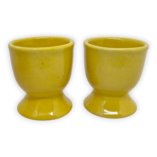 Eierbecher keramik gelb 2er - gelb,